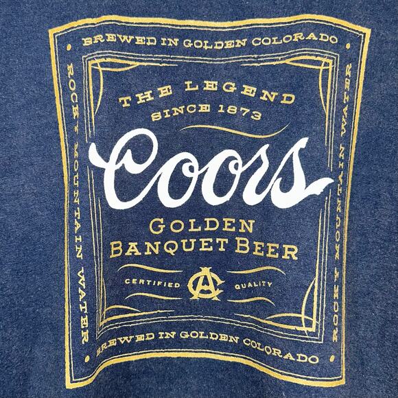 NWT Urban Outfitters Coors Banquet Crew Neck Navy Blue Sweatshirt Size Small - Picture 5 of 11